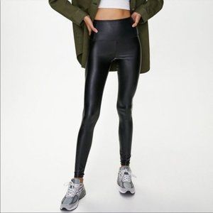 Aritzia Wilfred Free Daria Leather Leggings - image 1